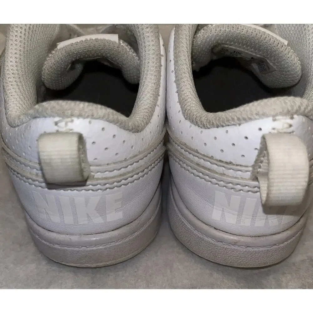 Nike Court Borough Low SL TDV Sneaker White Size 10c AV3172 100